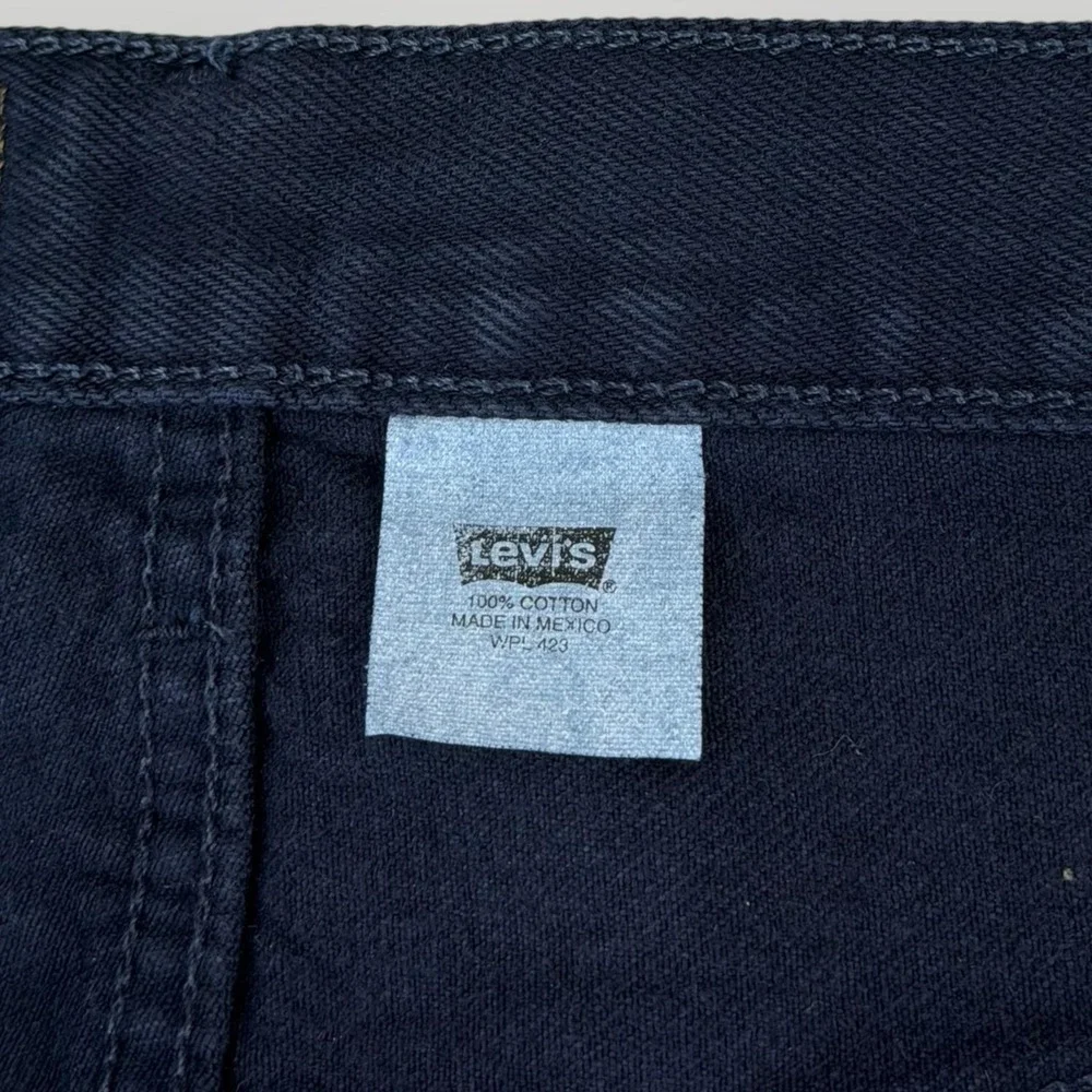 Levi's 501 Jeans 42x33 Dark Wash Button Fly Straight‎ Leg Denim 2001 NWT VTG